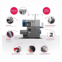 Máquina Overlock SINGER Heavy Duty X5004-HD